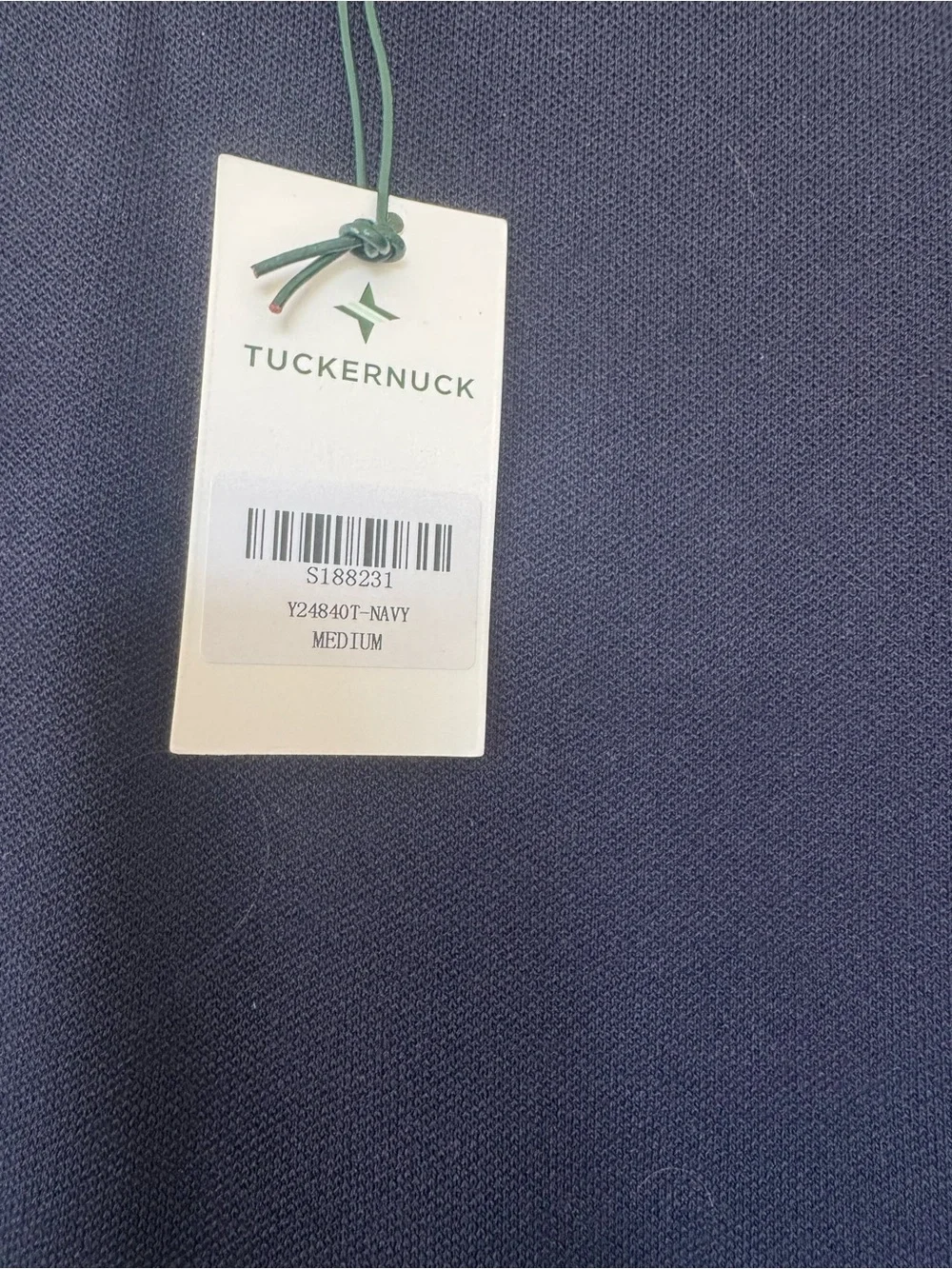 Tuckernuck Navy Knit Top NWT